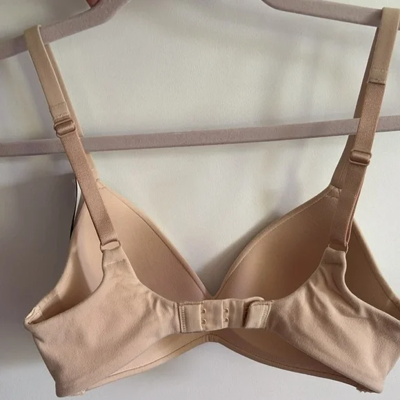 NWT Wacoal womens How Perfect Wire Free T-shirt Bra, sand, 30C - Picture 6 of 6